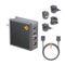 100W USB C GaN Charger + adaptadores internacionais + cabo de extensão
