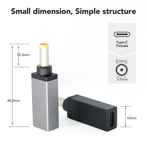 Embout adaptateur USB-C vers CC J 5.0x3.0mm