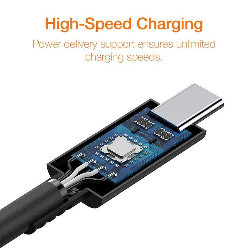 Câble certifié USB-IF bidirectionnel USB4 Gen3 Type-C 8K60Hz, données 40Gbps, PD 240W(48V/5A) 1m / 3.28ft