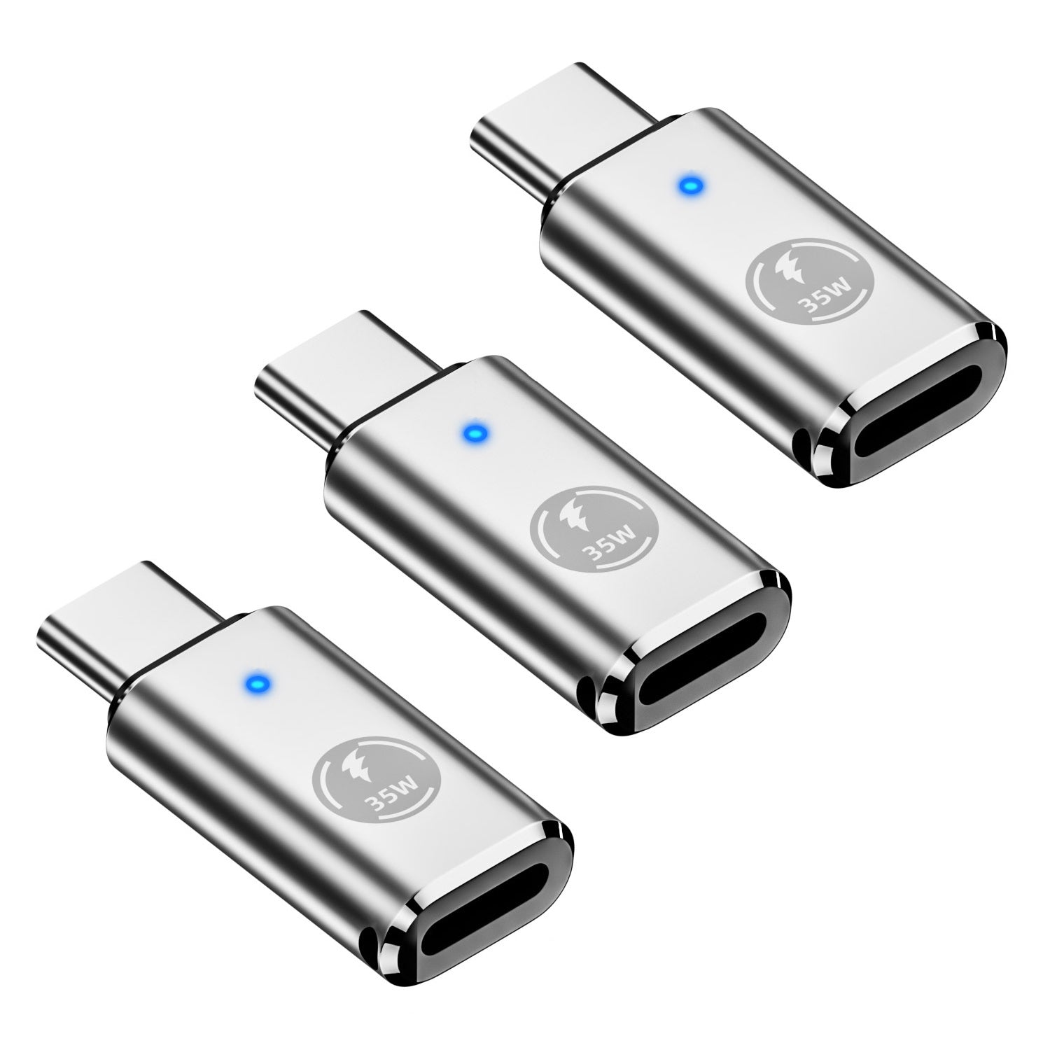 Lighting to Type C Adapters (3-Pack)