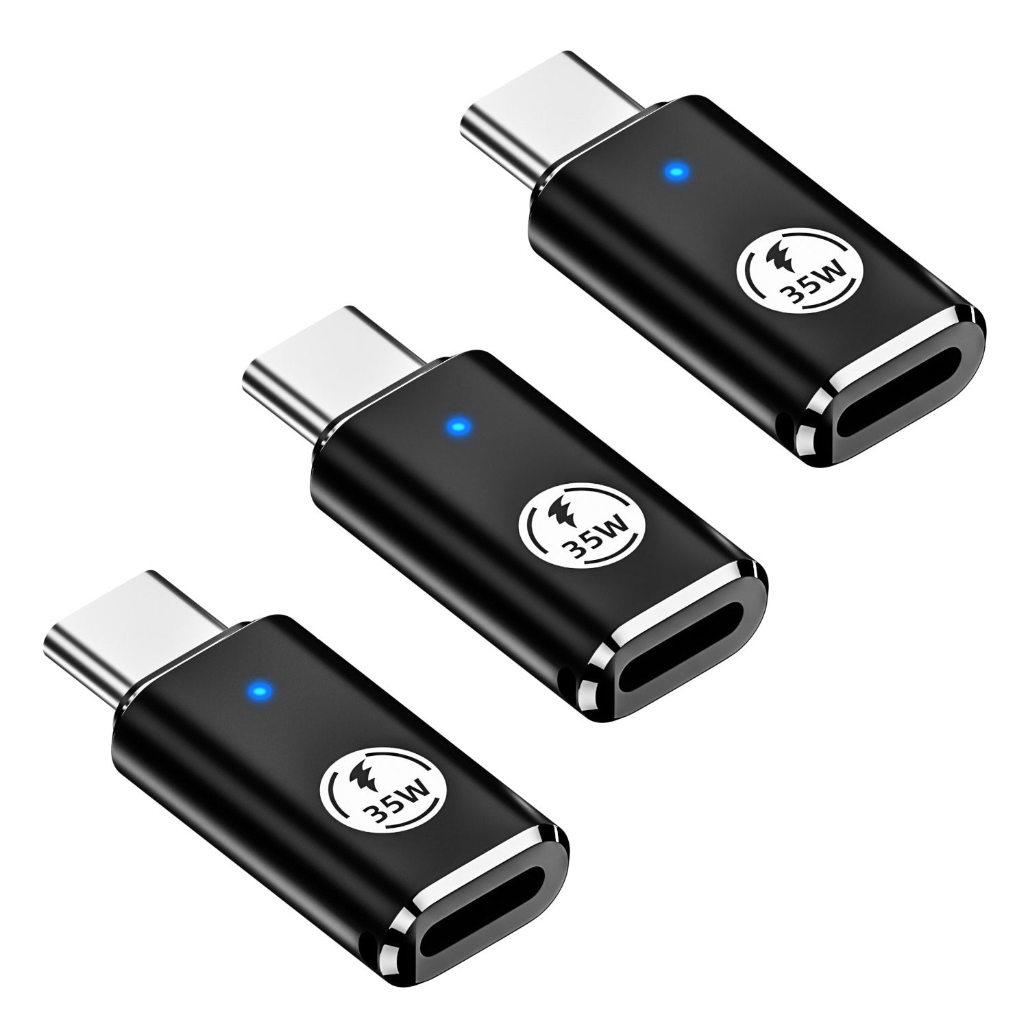 Lighting to Type C Adapters (3-Pack)