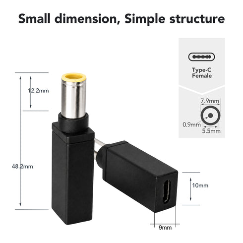 Adaptateur USB-C vers CC Lenovo Tip M 7,9 x 5,5 mm