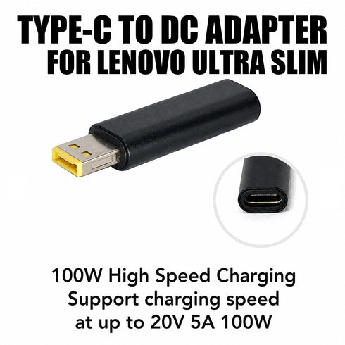 Adaptateur USB-C vers CC Lenovo Ultra Slim 7,55 x 2,85 mm