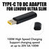 Adaptateur USB-C vers CC Lenovo Ultra Slim 7,55 x 2,85 mm