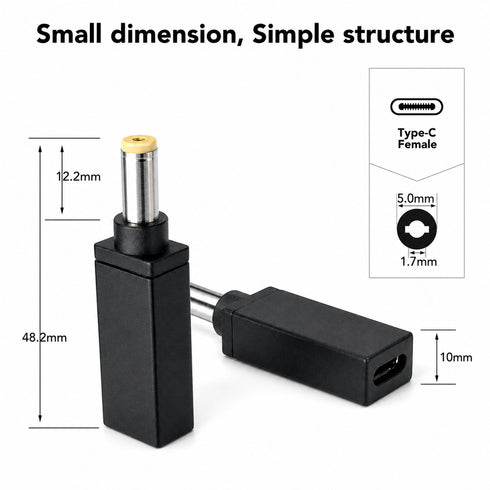 Adaptateur USB-C vers DC Acer Sony Tip G 5.5x1.7mm