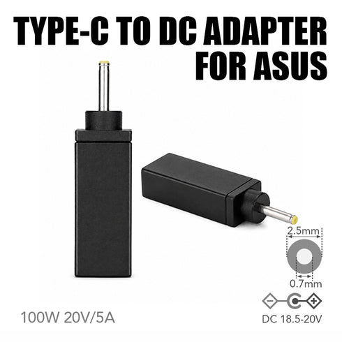 USB-C - DC アダプター ASUS Tip K 2.5x0.7mm