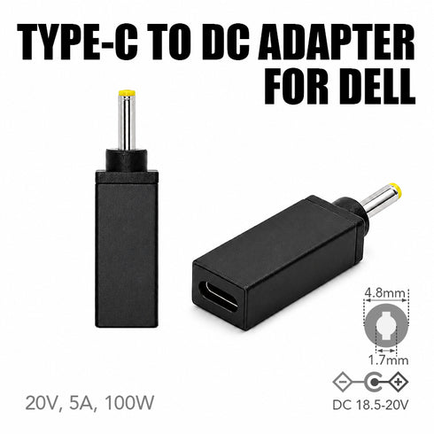 Adaptateur USB-C vers CC Embout B 4,8 x 1,7 mm