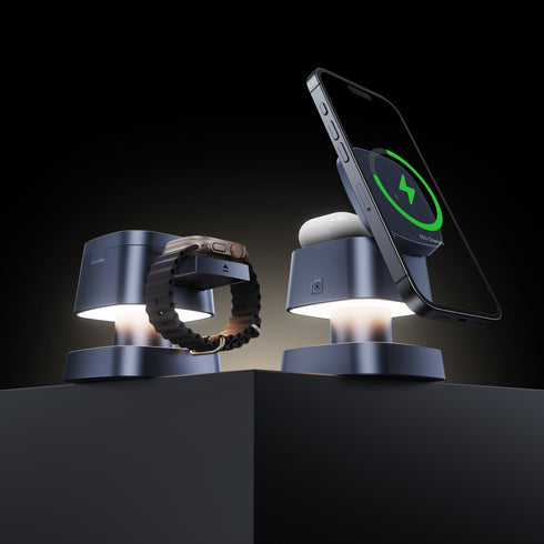 Night lamp magnetic 4 in 1 wireless charger pro