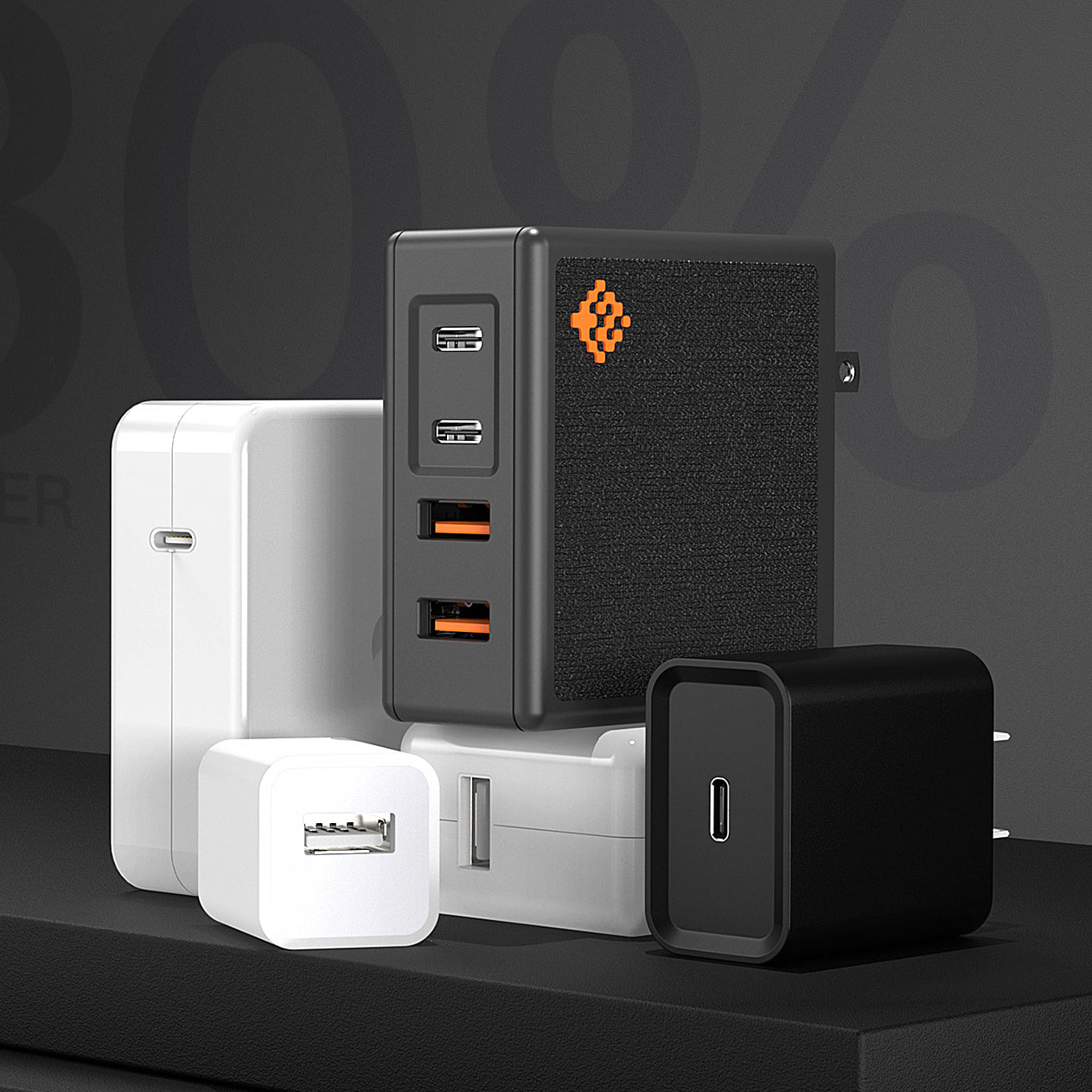 100W USB C Charger + Adapter + Cord