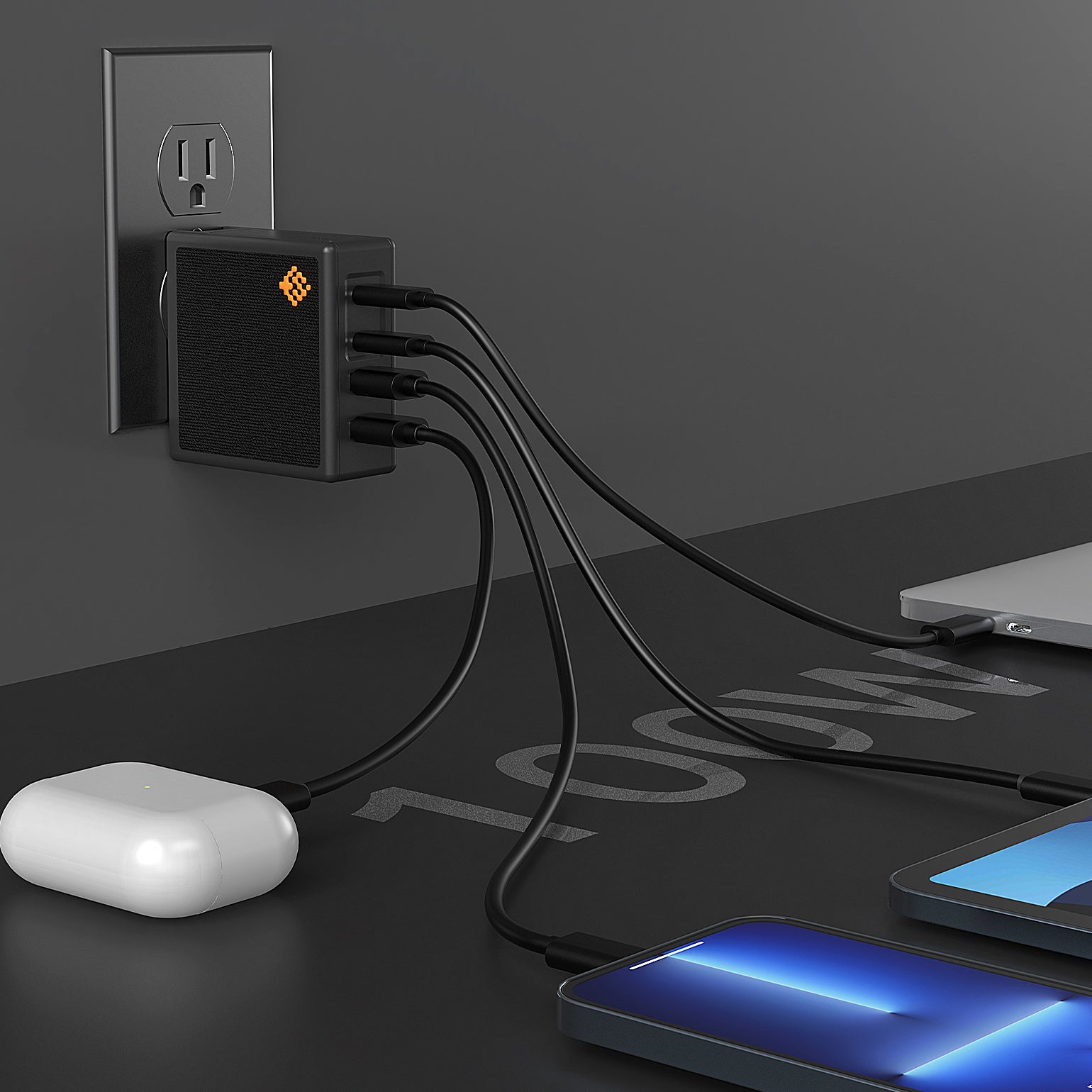 100W USB C Charger + Adapter + Cord