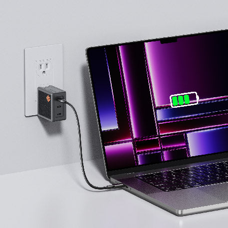 회색 65W USB-C GaN 충전기