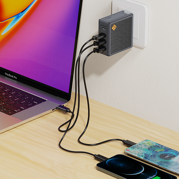 Carregador USB-C 100W 3C1A