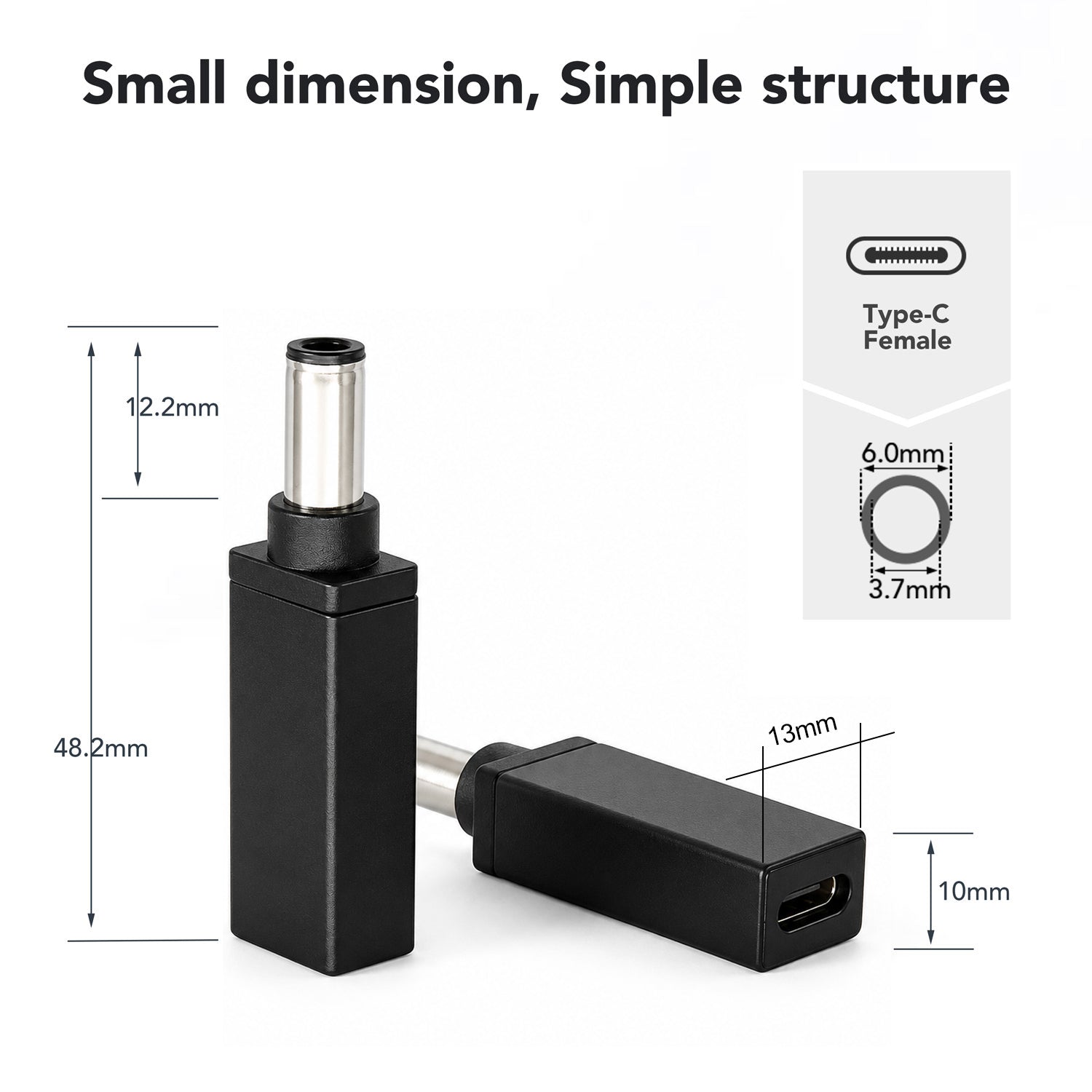 USB-C 轉 DC 適配器 HP Tip Q 6.0x3.5x0.6mm