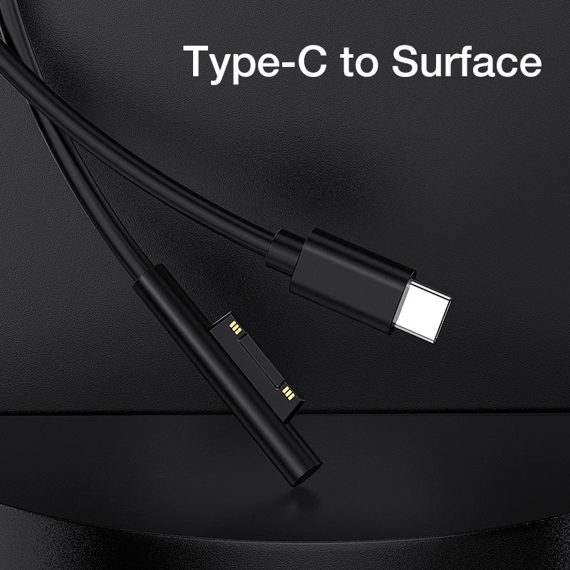 Microsoft の Surface ナイロン編組ケーブル 5A 1.5m