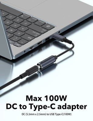 DC to USB-C Cable