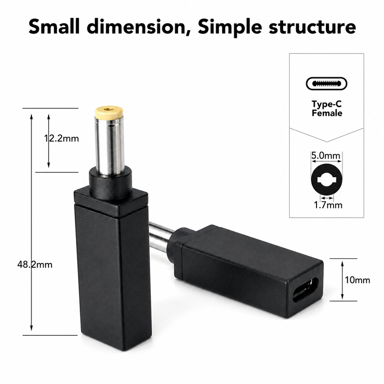 USB-C 到 DC 適配器 Acer Sony Tip G 5.5x1.7mm