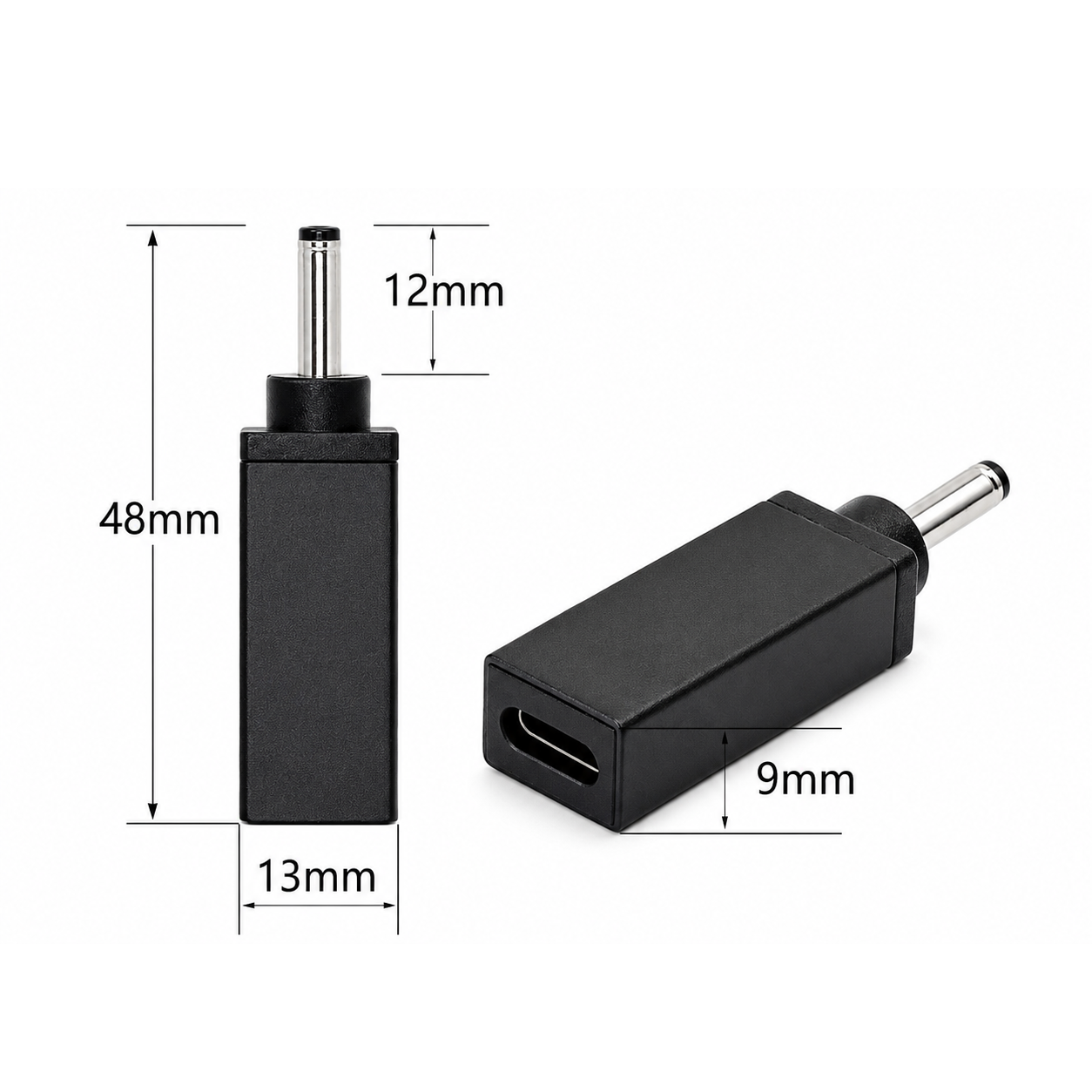 USB-C 轉 DC 適配器尖端 B 4.8x1.7mm