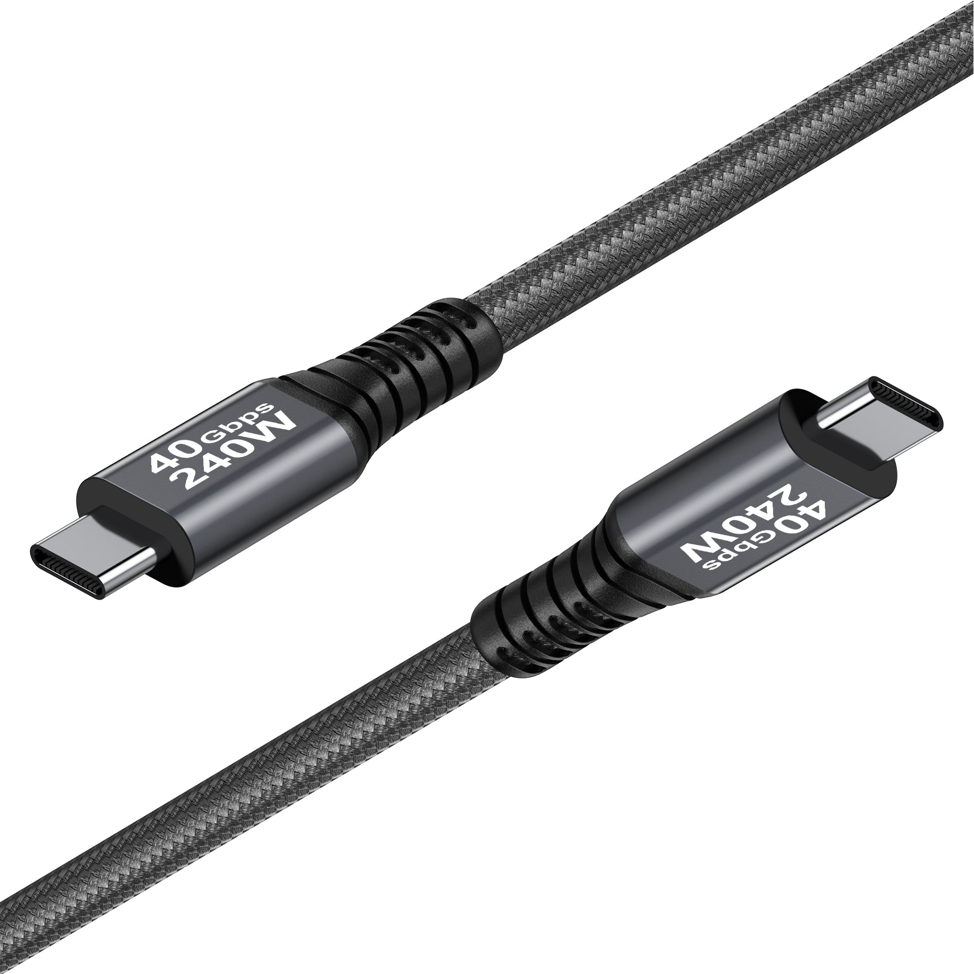 USB4 Gen3 Type-C 双方向 USB-IF 認定ケーブル 8K60Hz、データ 40Gbps、PD 240W(48V/5A) 1m / 3.28ft