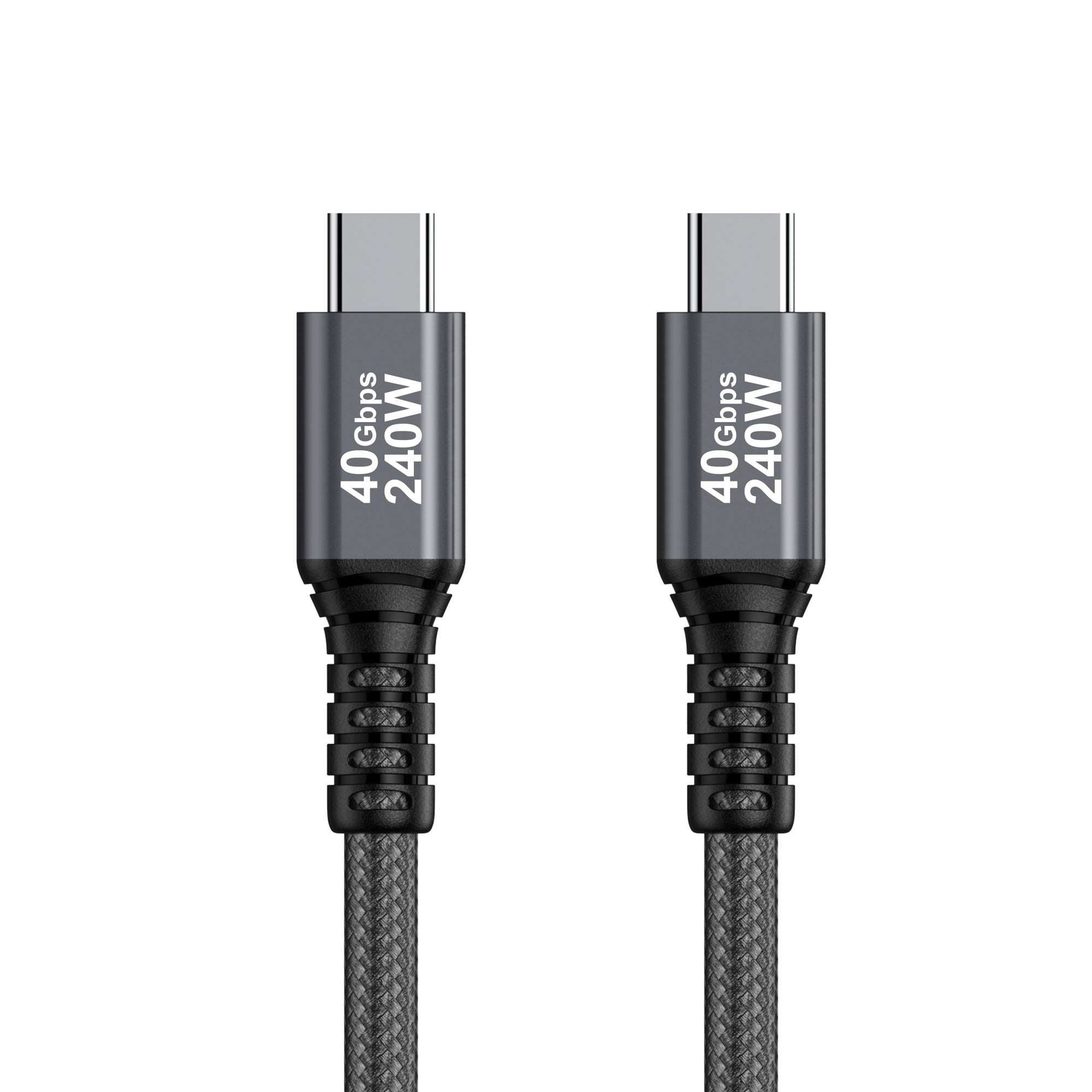 Câble certifié USB-IF bidirectionnel USB4 Gen3 Type-C 8K60Hz, données 40Gbps, PD 240W(48V/5A) 1m / 3.28ft