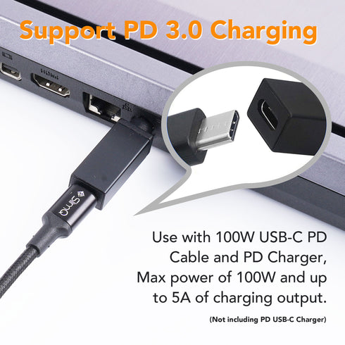 Adaptateur USB-C vers DC DELL Tip P 3.5x1.35mm