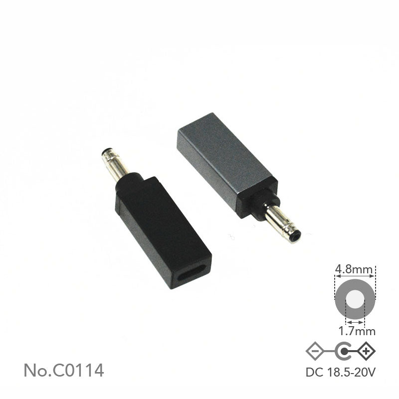 Adaptador USB-C para DC Tip B