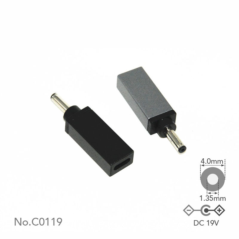 Adaptador USB-C a CC ASUS Tip N 4.0x1.35mm