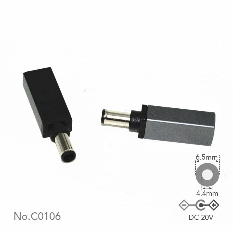 Adaptador USB-C a CC Punta E 6,5x4,4 mm