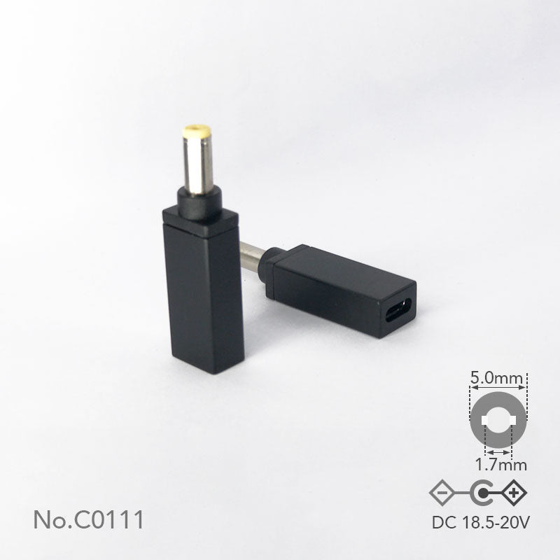 Adaptador USB-C a CC Acer Sony Tip G 5.5x1.7mm