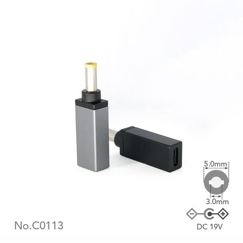 Embout adaptateur USB-C vers CC J 5.0x3.0mm